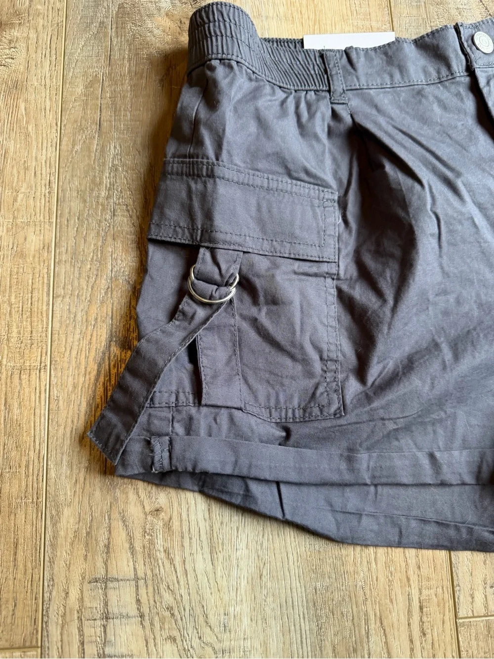 Vanilla Star Men's Charcoal Cargo Shorts